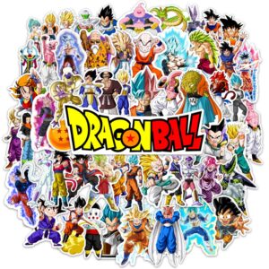 Cartela Com 60 Adesivos Dragon Ball Para Carro Moto Caderno Notebook