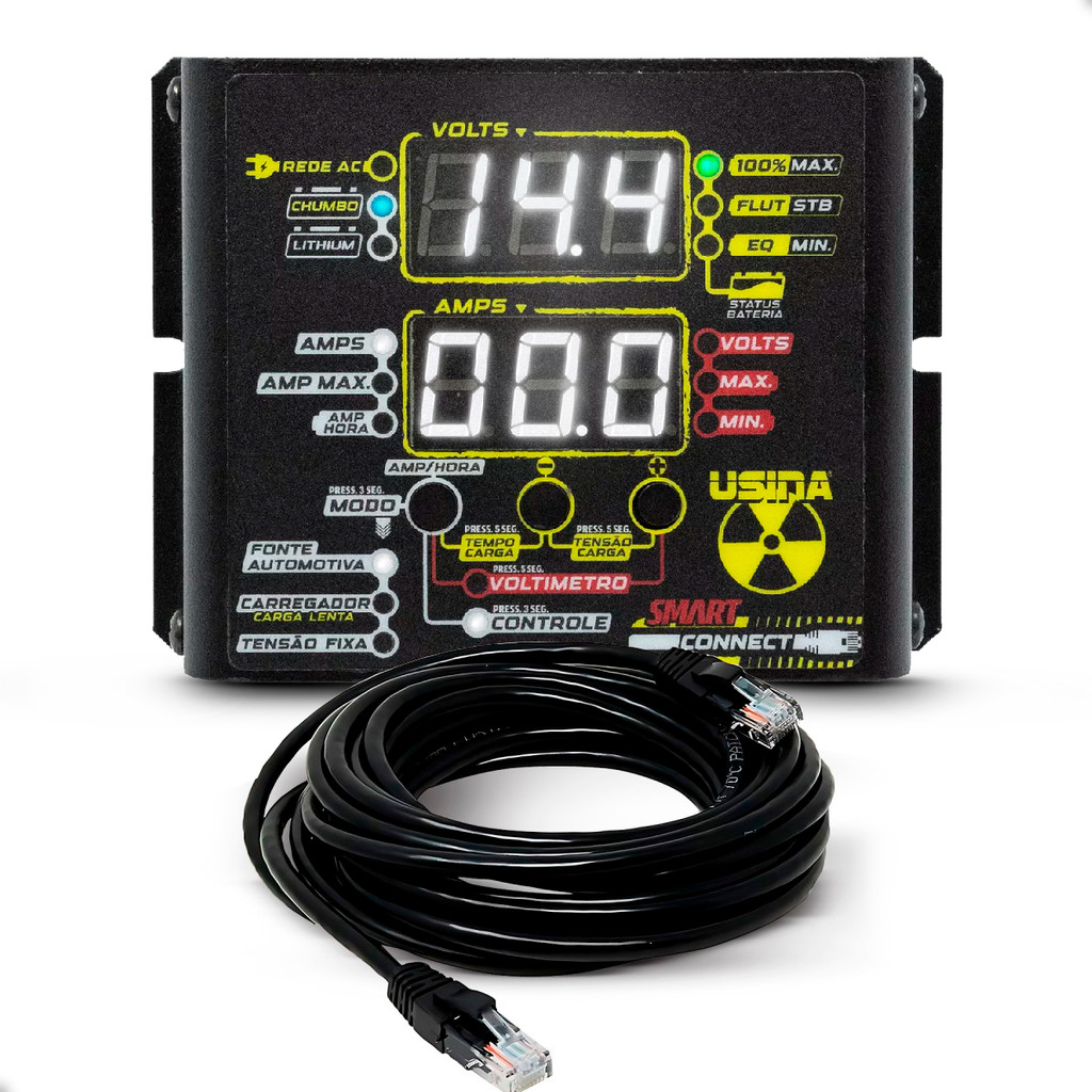 Central De Controle Fonte Carregador Usina Linha Smart Connect