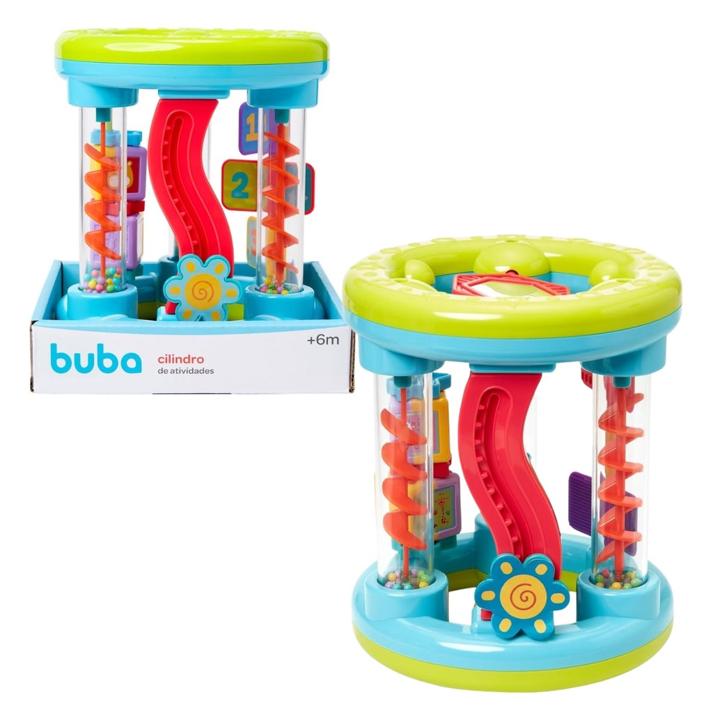 Cilindro De Atividades Brinquedo Interativo Buba