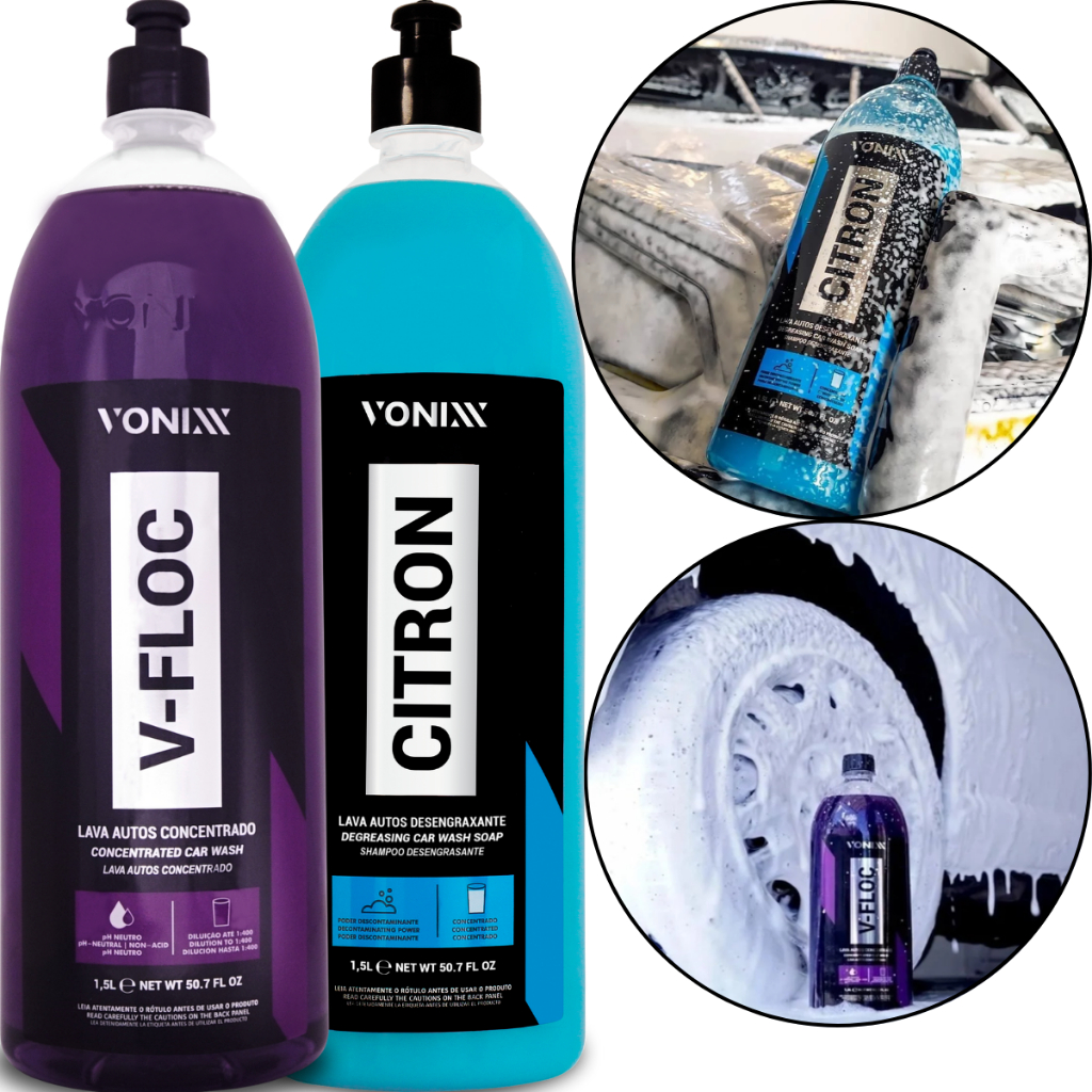 Citron Vonixx Shampoo Desengraxante Shampoo V-Floc 1,5l