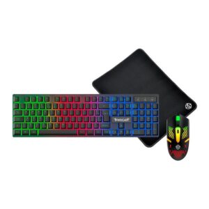 Combo Gamer Tgt Fal, Rainbow, Teclado ABNT2, Mouse 1600DPI, Mousepad