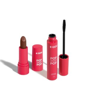 Combo Pop: Batom Semi Matte Marrom Glacê 3,6g Máscara de Cílios 10g