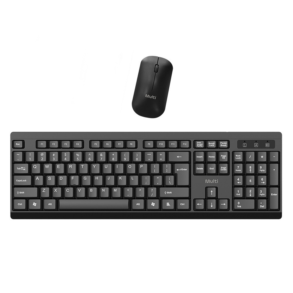 Combo Teclado e Mouse sem Fio Multi