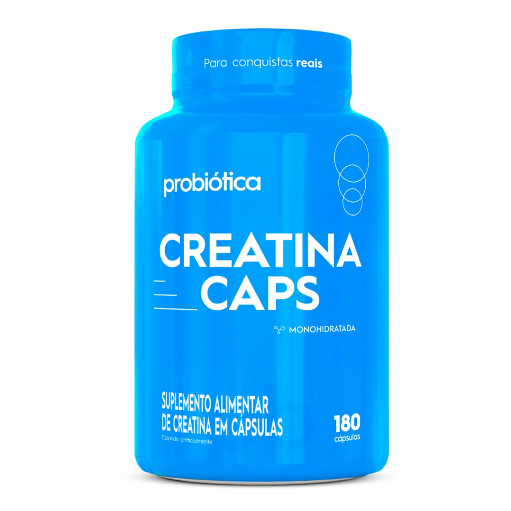 Creatina Caps Monohidratada 180 Cápsulas Probiótica