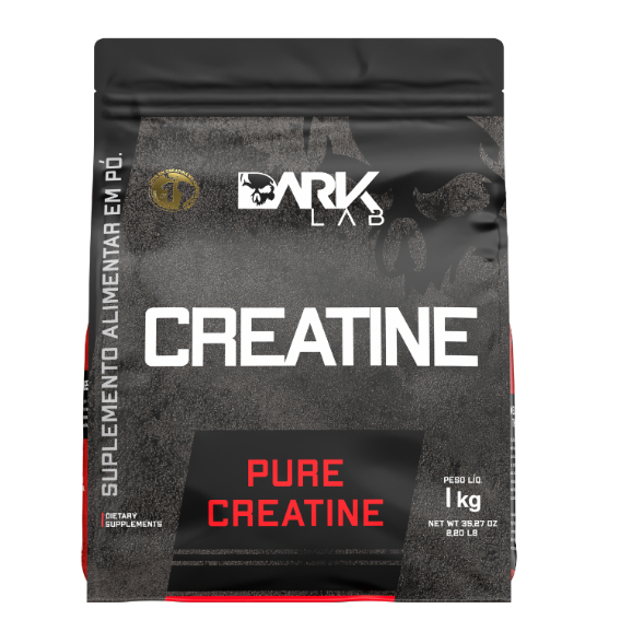 Creatina Monohidratada Pura 1kg, 500g, 600, 300g e 150g Dark Lab