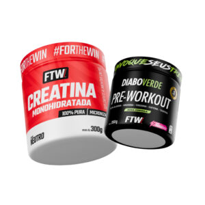 Creatina Monohidratada Pura 300g Pré Treino Diabo Verde Pre-Workout
