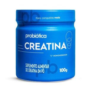 Creatina Monohidratada Suplemento Alimentar em Pó 100g Probiotica