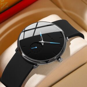 Crrju Relógio Masculino Pulseira De Silicone Moda Casual Esportes