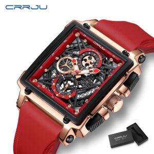 Crrju Relógio Original Masculino Marca Topo Mãos Luminosas