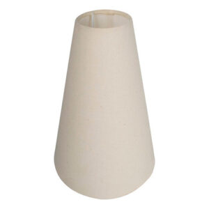 Cupula Abajur luminária 25X8X19cm Tecido Algodão soquete nacional Cor