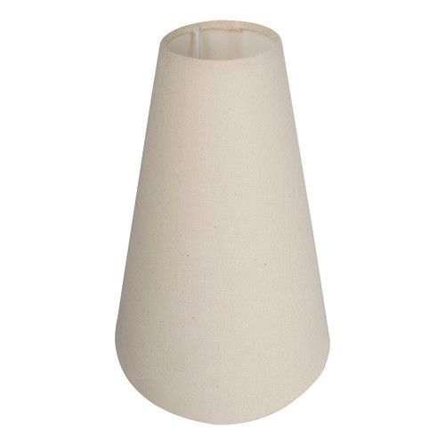 Cupula Abajur luminária 25X8X19cm Tecido Algodão soquete nacional Cor