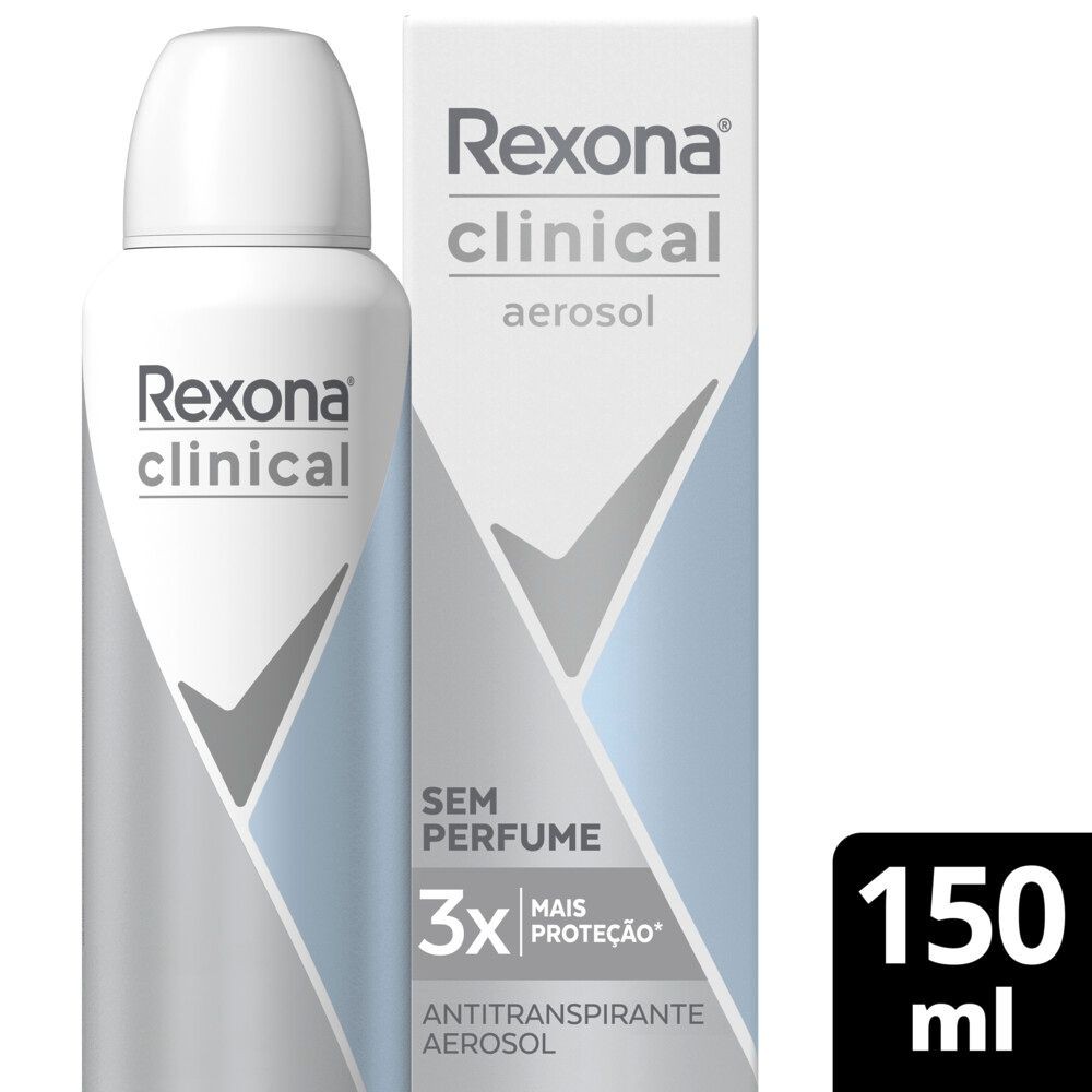 Desodorante Rexona Clinical Sem Perfume 150ml