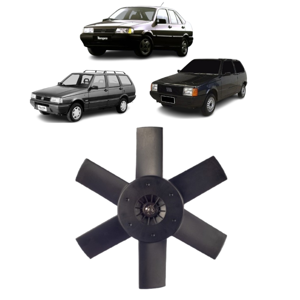 Eletroventilador Ventoinha Fiat Uno 1989 2003 Elba