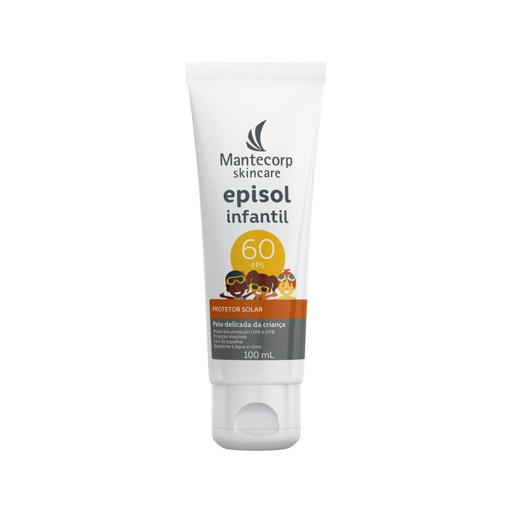 Episol Infantil Protetor Solar Fps 60 Pele Delicada da Criança 100ml