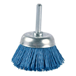 Escova Copo Nylon Makita Furadeira Azul Desbaste Limpeza Metal