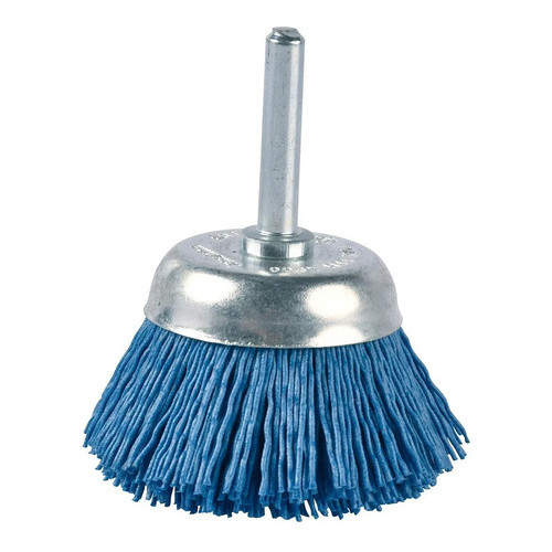 Escova Copo Nylon Makita Furadeira Azul Desbaste Limpeza Metal