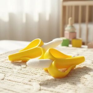 Escova Dente Massageador de Gengiva Para Bebes de Silicone Antistress