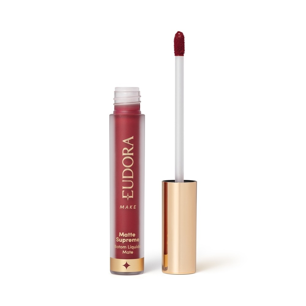 Eudora Batom Líquido Matte Supreme Bordô Aveludado 4,0ml