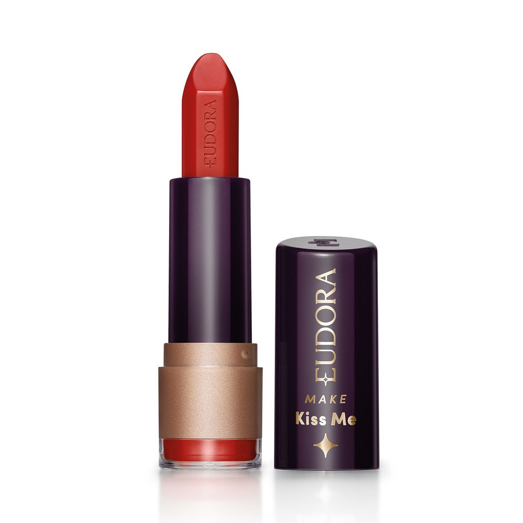 Eudora Make Kiss Me Batom Hidratante Vermelho Arraso 3,7g
