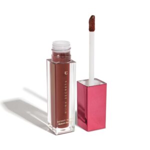 Eudora Niina Secrets Skinny Matte Batom Castanho Begônia Lótus 5ml