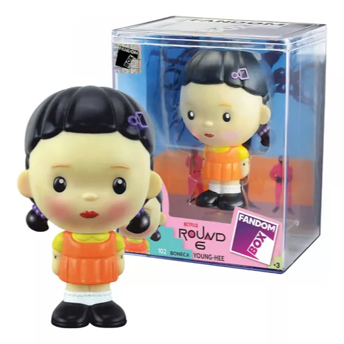 Fandom Box Boneca Young-Hee Round 6 Em Vinil 10cm Líder Brinquedos