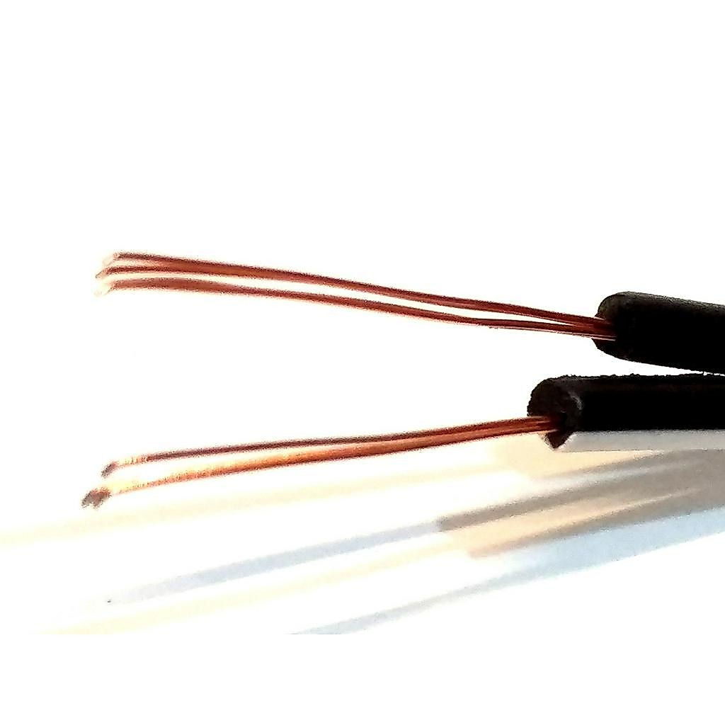 Fio Paralelo 2X0,50mm 2X20 Preto Emborachado Alto Falante 5 Metros