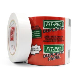 Fita adesiva dupla face 24 mm x 30 metros com 4 peças 10702206 Fit-Pel