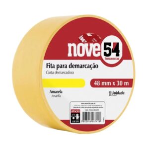 Fita Adesiva para Demarcação de Solo 48mm X 30m Revestida Com Camada