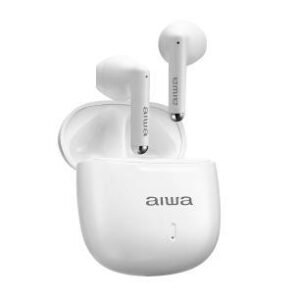 Fone de Ouvido Bluetooth Earbud Aiwa Branco Bivolt
