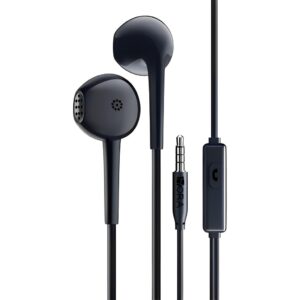 Fone de Ouvido Com Fio 1Hora 3.5mm Intra-Auricular Preto