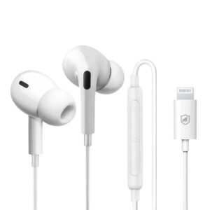 Fone de Ouvido Dual Air Lightning Mfi Gshield Alta Definição