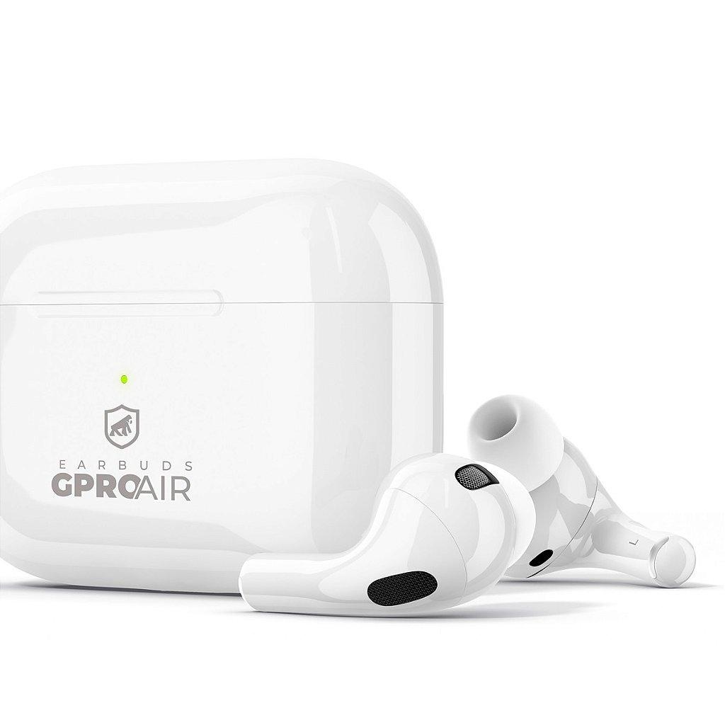 Fone de Ouvido Earbuds GPro Air Sem Fio, Som HD e Estojo Carregador