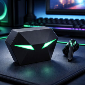 Fone de Ouvido Gamer Sem Fio Bluetooth 5.0 Baixa Latência 50ms Modo
