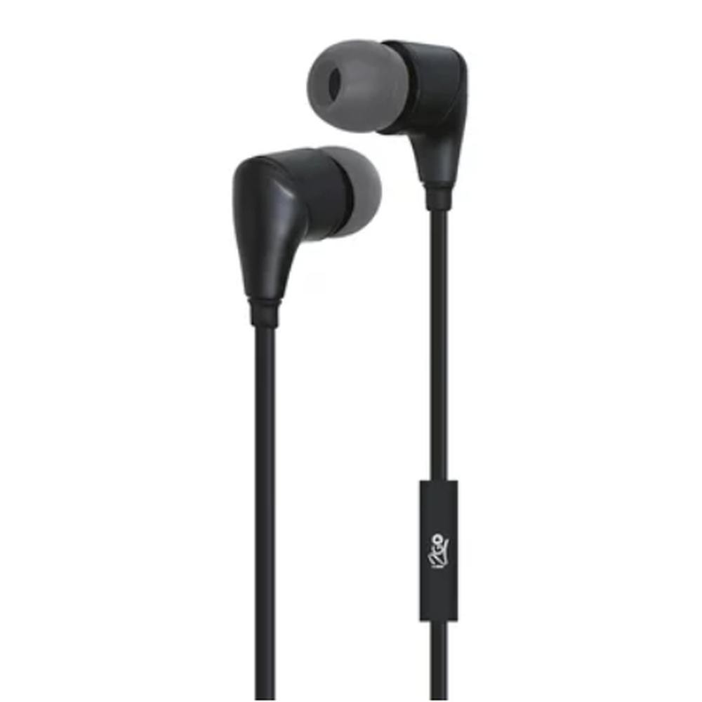 Fone De Ouvido i2GO P3 Com Microfone 1,2m Preto e Cinza