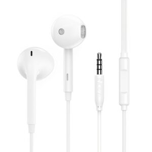 Fone de Ouvido Intra-Auricular 1Hora 3.5mm Branco