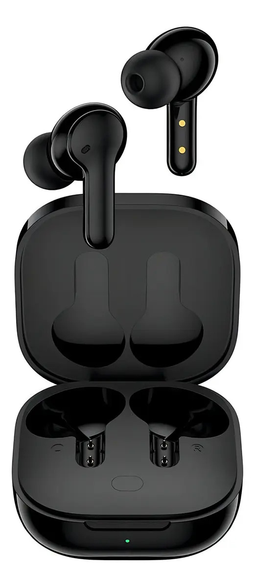 Fone De Ouvido Qcy Com 4 Microfones E Bluetooth 5.1 Cor Preto — Áudio e Fones