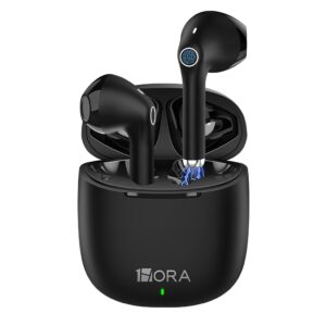 Fone de Ouvido Sem Fio 1HoraAut201n Bluetooth 5.3 Preto