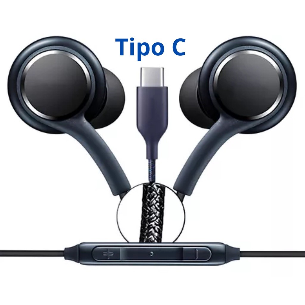 Fone Tipo C FE Plus S21+ Ultra Ultra Fone De Ouvido