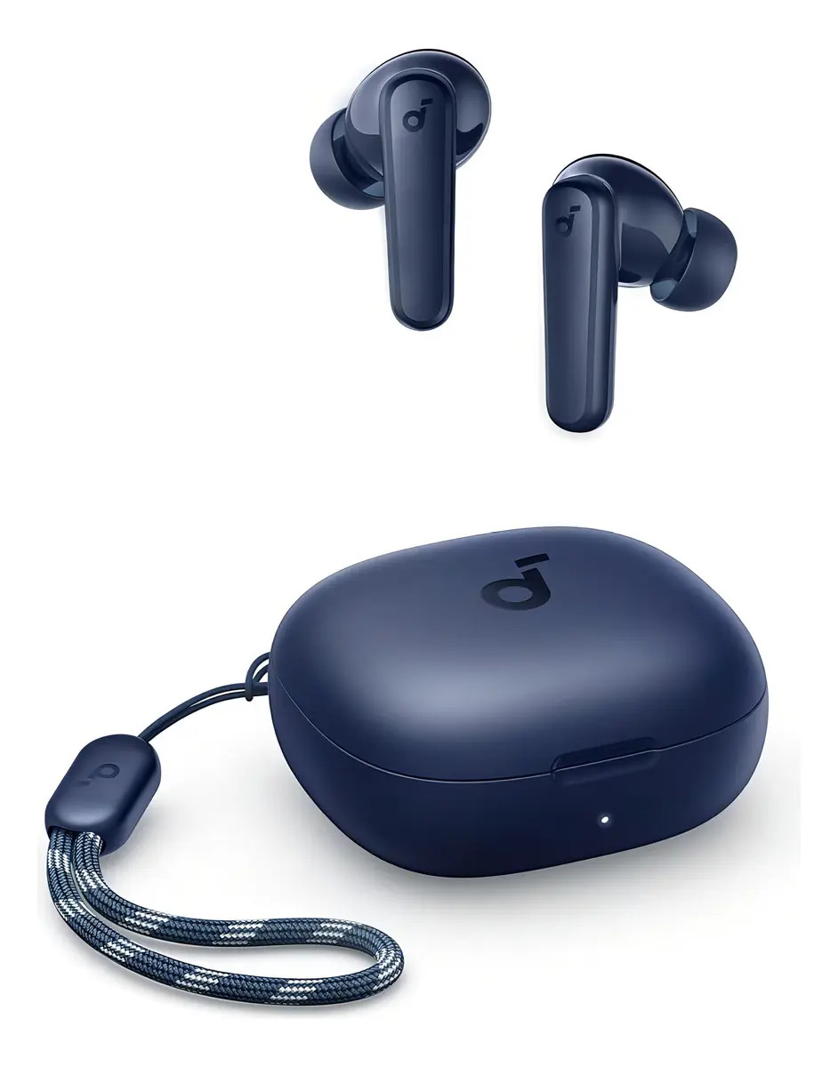 Fones de ouvido Soundcore azuis — Áudio e Fones