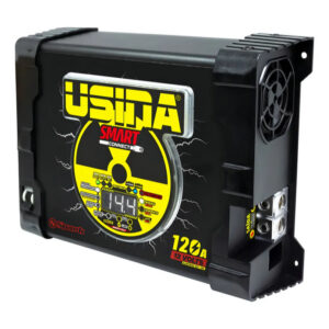 Fonte Carregador Automotiva Spark Usina 120a Volt amp Cor preto
