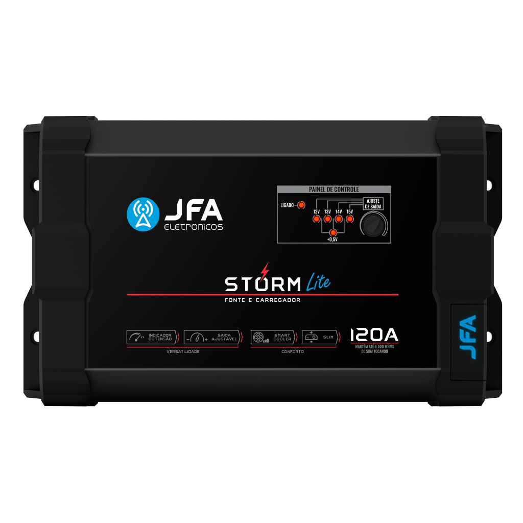 Fonte Carregador Automotivo Jfa 120a Storm Lite Bivolt Automático