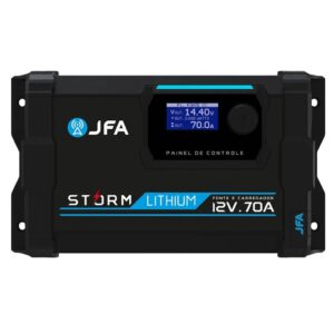 Fonte Carregador Jfa 70A Storm Lithium Bateria Lítio Bivolt
