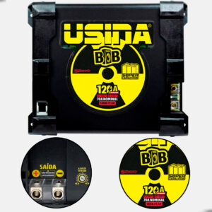Fonte Carregadora Usina 120A Amperes Bob Para Som De Carro 12v Spark