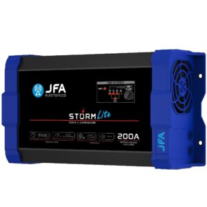 Fonte Jfa Lite 200A Bivolt Carregadora de Bateria De Trio Paredão Som