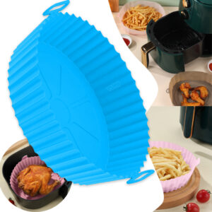 Formas Silicone Pra Fritadeira Air Fryer Micro-ondas Forno Com Alça
