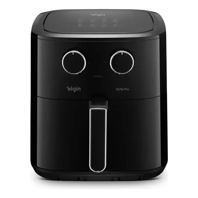 Fritadeira Air Fryer Elgin Octo Fry 8 Litros 1.800w Preto