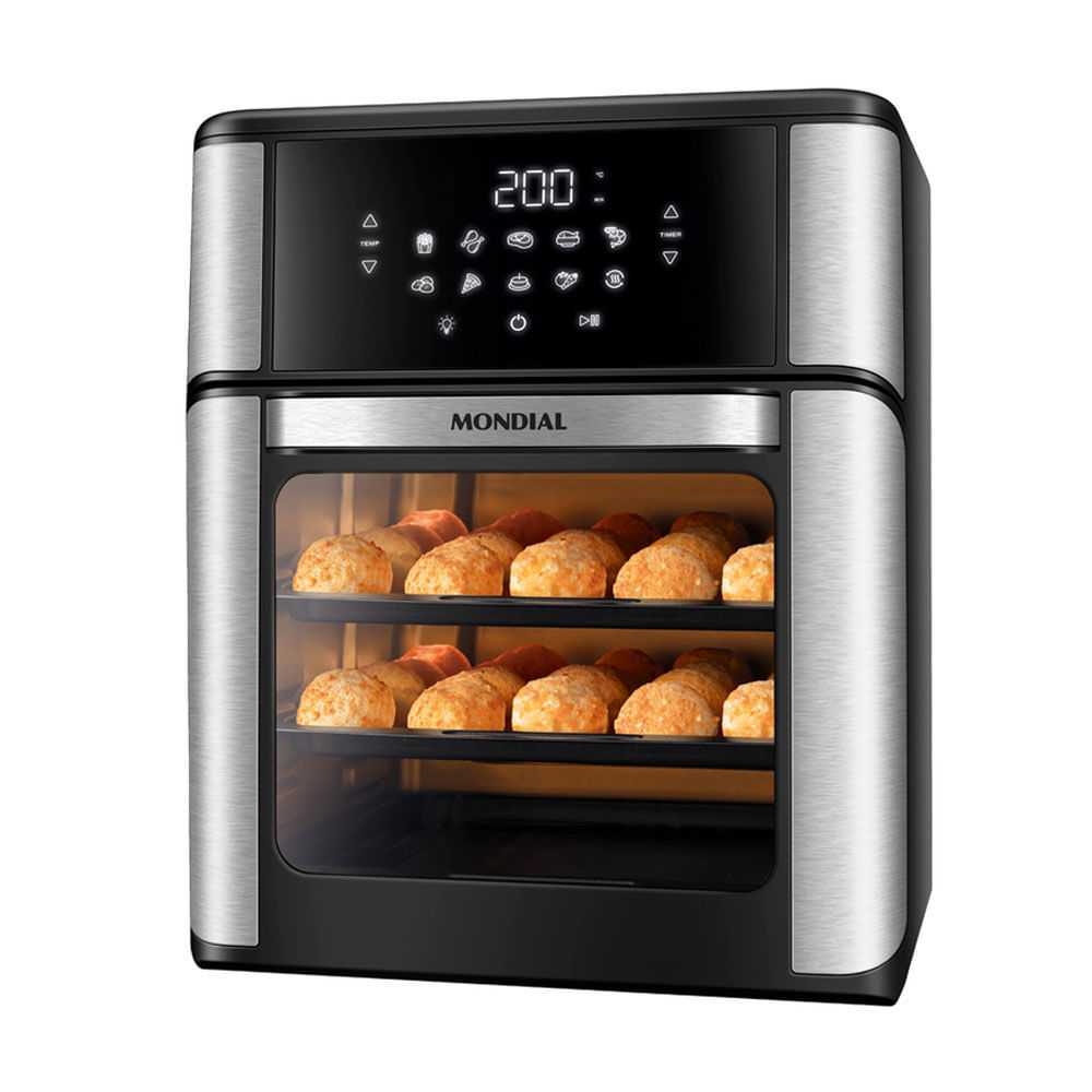 Fritadeira Air Fryer Forno Oven 12L 110V Mondial