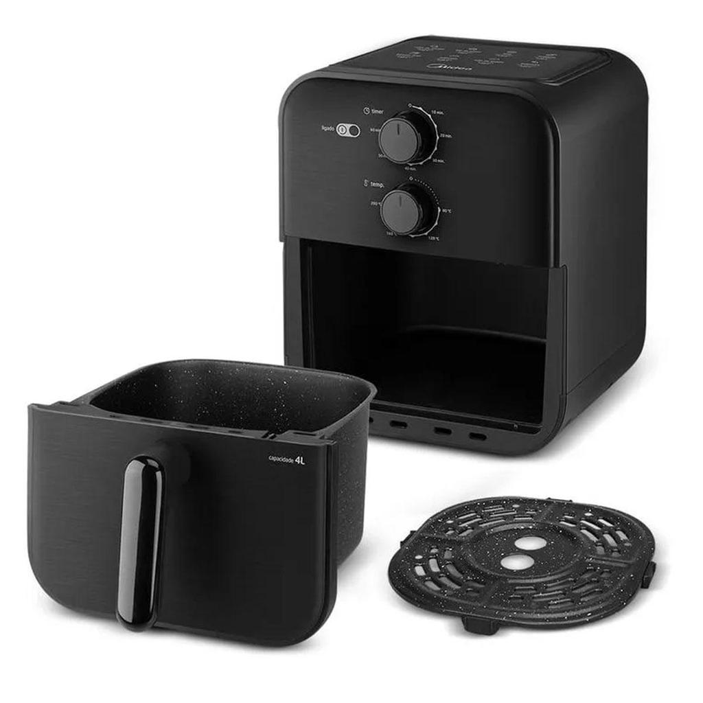 Fritadeira Air Fryer Midea 4,0 Litros Quadrada 1500w 127v