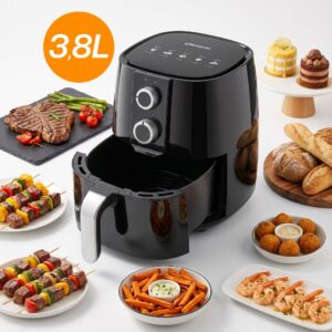 Fritadeira Elétrica Air Fryer 3,8L Sem Óleo 1700W Antiaderente