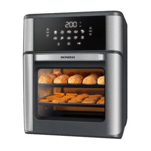 Fritadeira Elétrica Air Fryer Forno 12L 2000W Painel Digital Mondial
